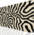 Desk Cover Mat, Gaming Mouse Pad, Computer Laptop Mat Desk Decor for Office Game Home 31.5 X 15.7 Inch (Zebra Print)