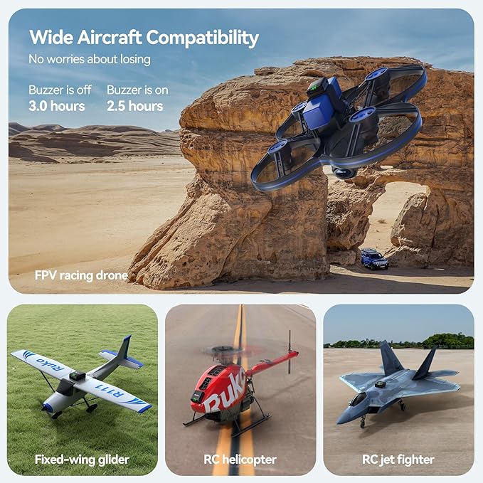 Ruko U11MINI 4K, Drones with Camera for Adults 4K Video 8K Photo and Ruko R111S RC Aircraft GPS Tracker/Finder with Beeper