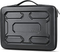 DOMISO 17 inch Laptop Sleeve with Handle Shockproof Computer Bag Waterproof EVA Protective Carrying Case for 17.3" MSI GS73VR Stealth Pro/HP Envy 17/LG Gram 17"/ROG Strix GL702VS, Black