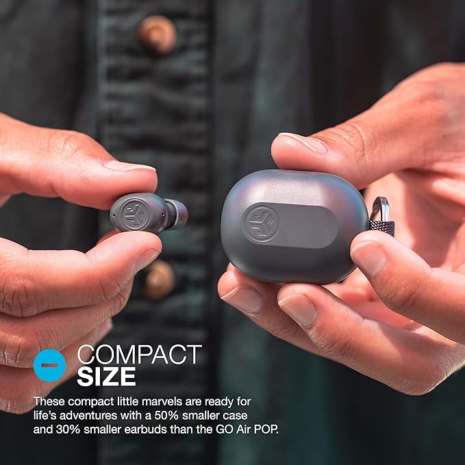 JLab JBuds Mini, True Wireless Earbuds, Bluetooth Multipoint, IP55 Sweat Resistant, Be Aware Audio, Sage