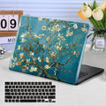 Funut for MacBook Pro 14 inch Case M5 2026 M4 2025 M3 M2 M1 2024-2021 A3427 A3426 A3434 A3112 A3185 A3401 A2918 A2992 A2779 A2442, Printed Plastic Hard Shell Case & Keyboard Cover, Van Gogh Blossom