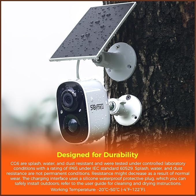 Vicohome 3CG6 Best 2K Solar Security Camera Wireless Outdoor System, No NVR Needed, Battery Powered, Easy to Setup, Motion Detection, Two Way Audio,Color Night Vision,SD Slot, 180 Days Exchange Policy