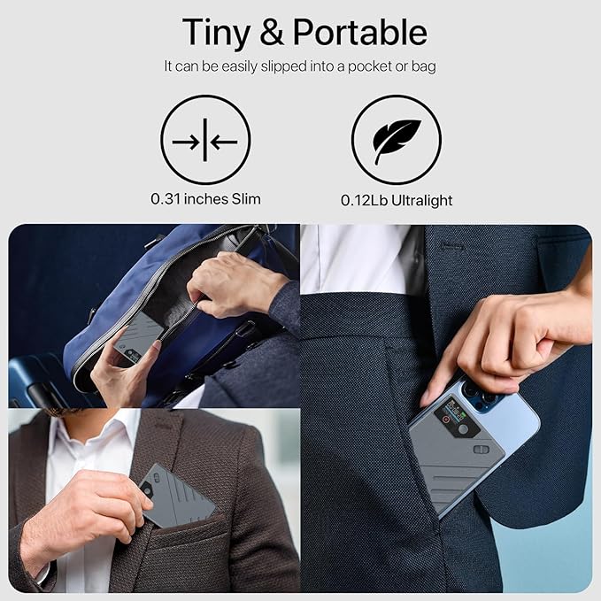 AI Voice Recorder, ChatGPT Transcribe & Summarize, 112 Languages Digital Voice Recorder, Noise Reduction Portable Dictaphone, 64GB HD Recording Device for Meetings, Lectures, Calls, Interviews