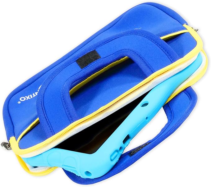 Contixo 10" Tablet Sleeve Bag - Compatible with K102 & K103 Kids Tablets, Protective Carrying Case (Blue)