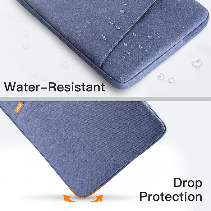 JETech Laptop Sleeve for 13-14Inch MacBook Neo (A18 Pro), MacBook Air/Pro (M1-M5) 2020-2026, 13-13.6 Inch Notebook, Waterproof Shock Resistant Bag Case with Accessory Pocket (Purple)