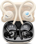 Wireless Earbuds Bluetooth 5.3 Headphones Sport, 2024 Wireless Earphones with Earhooks, HiFi Stereo Deep Bass with ENC Mic, 40H Dual LED Display, IPX7 Waterproof Ear Bud for Small Ear Running/Workout