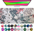French KOKO Large Desk Mat 36" x 16.5" – Botanical Floral Mouse Pad for Keyboard & Mouse – Non-Slip Waterproof Desk Protector Aesthetic Office Pad for Women