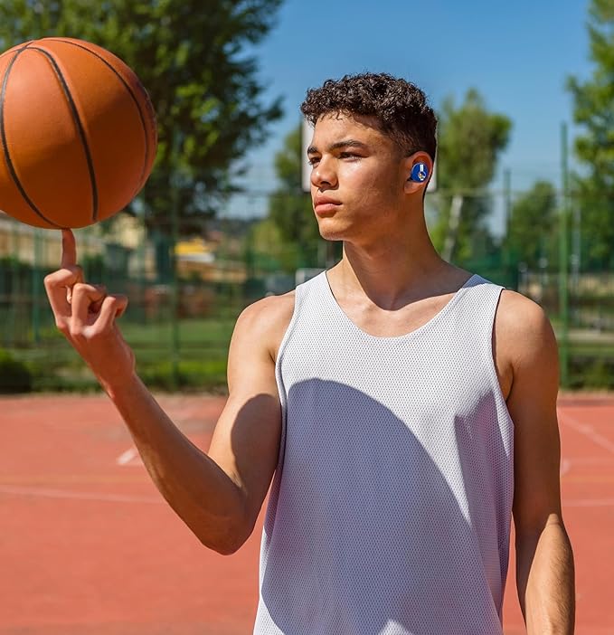 SOAR NBA Wireless Sport Earbuds: Comfortable Fit & Convenient Charging