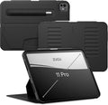 Zugu Case for iPad Pro 11 (M4/M5) 2024/2025, Slim Protective Cover with Apple Pencil Holder, Auto Wake/Sleep, Multiple Viewing Angles, iPad Pro 11 Inch Cover, Phone Protector, Black