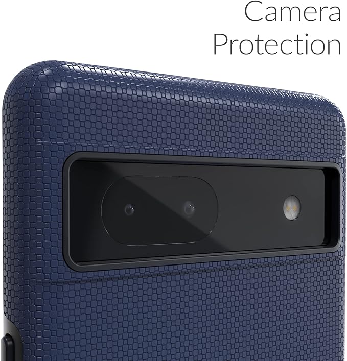 Crave for Google Pixel 7a Case, Shockproof Protection Dual Layer Case for Google Pixel 7a (6.1 inch) - Navy