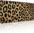 35.4 x 15.7 in, XXL Large Mouse Pad for Desk, Extended Keyboard Mouse Mat for Computer Office, Big Mouse pad with Stitched Edges, Gaming Pc-Leopard Print Classic
