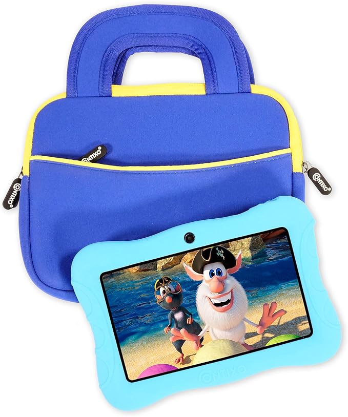 Contixo 10" Tablet Sleeve Bag - Compatible with K102 & K103 Kids Tablets, Protective Carrying Case (Blue)