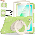 Andnary Case for Samsung Galaxy Tab A11+ Plus/A9+ 11 Inch 2025/2023, Tablet Case for Samsung Galaxy A9 Plus/A11+ with Screen Protector/360° Rotating Stand/Pen Holder/Shoulder Strap (Green)