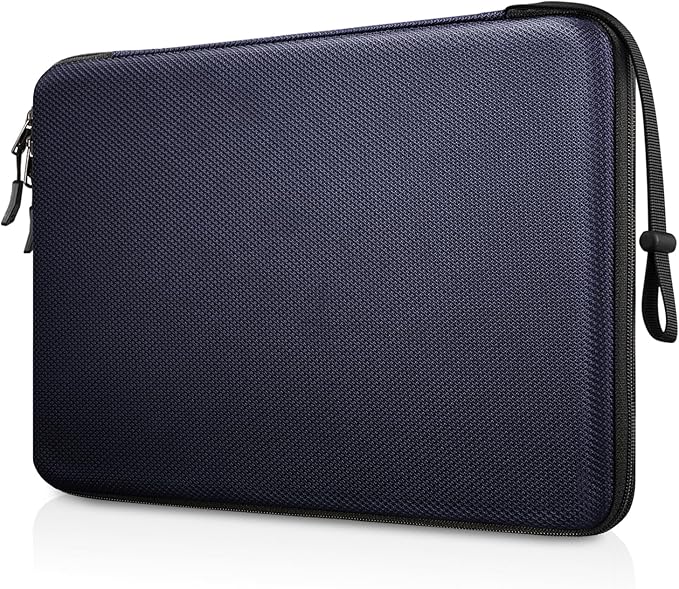 FINPAC Hard Laptop Sleeve Case for MacBook Neo A18 Pro, 13 inch MacBook Air 2026 M5/M4/M3/M2/M1, 14 inch MacBook Pro 2026 M5/M4/M3/M2 Pro/Max, Waterproof Case for Dell, Surface Laptop, Acer, Deep Blue
