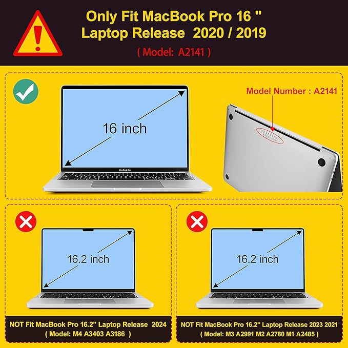 May Chen for MacBook Pro 16 inch A2141 2020 2019 Release, Screen Protector & Keyboard Cover Plastic Soft-Touch Case for MacBook Pro 16-inch with Touch Bar & Touch ID - Star Bows