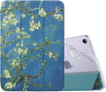 MoKo Case Fit New iPad mini 7 (A17 Pro) 2024, iPad mini 6th Generation Case 2021 (8.3-inch), iPad mini 6 Case, Soft TPU Translucent Frosted Back Cover Case for iPad mini 7th, Apricot Blossom