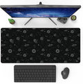 Pixio Mouse Pads - 36 x 16 inch XXL Celestial Black Multifunctional Large Desk Mats for Gaming, Office, Desktop Anti-Slip Waterproof Washable Computer Mouse Mat