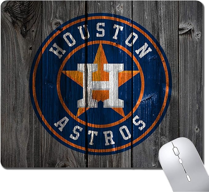 Wood Grain Design Sports Mouse Pad, Non-Slip Rubber Base Mousepad for Computers Laptop, Gaming Mouse Pads for Desk Office Supplies