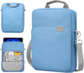 TiMOVO 9-11 Inch Tablet Sleeve Bag with Shoulder Strap for iPad 11-inch A16 2025, iPad 10th Gen. 10.9"/10.2", Galaxy Tab A9+/A11Plus 11", Dusty Blue