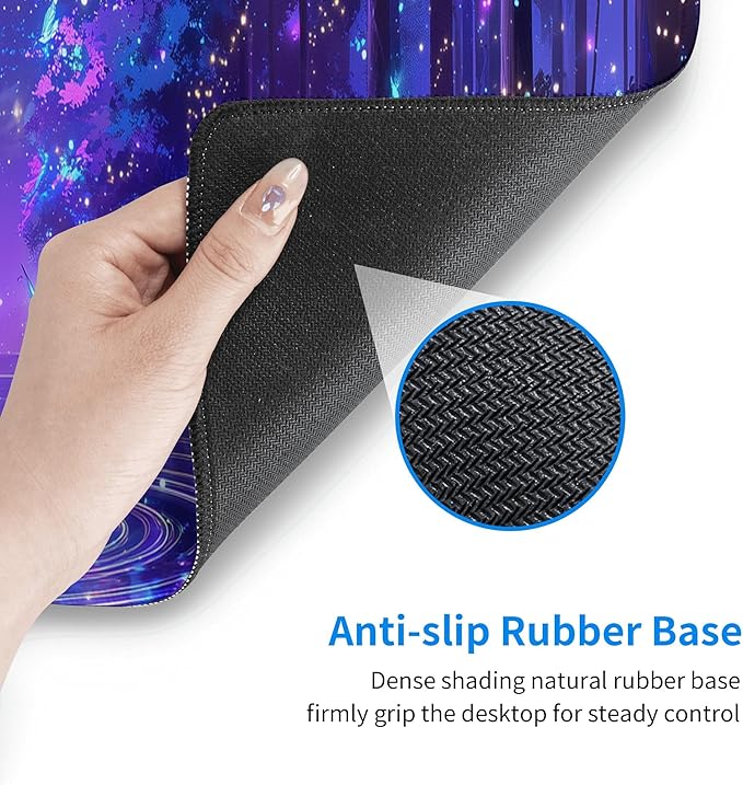 Butterfly Mouse Pad Extended Large Gaming Mouse Pad XL Stitched Edges for Gamer Home Office 31.5 X 11.8 Inch