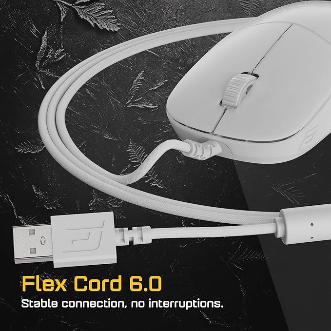 ENDGAME GEAR XM2 8k Gaming Mouse – 8000Hz Polling Rate, Kailh GX Switches, PixArt PAW3395 Sensor, Ultra-Light 52 g, White Frost Edition