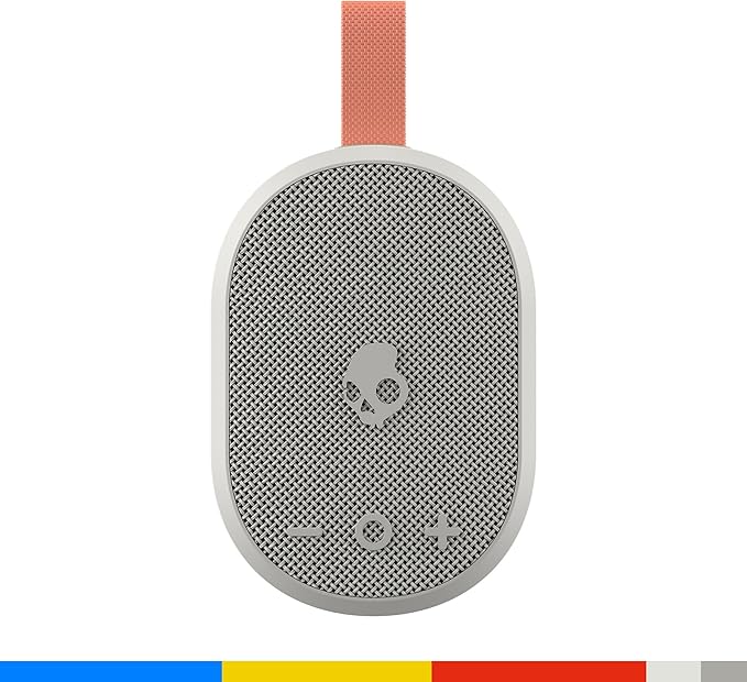 Skullcandy Ounce+ Wireless Bluetooth Speaker - IPX7 Waterproof Mini Portable Speaker with 16 Hour Battery, True Wireless Stereo, and Ballistic Nylon Carry Strap