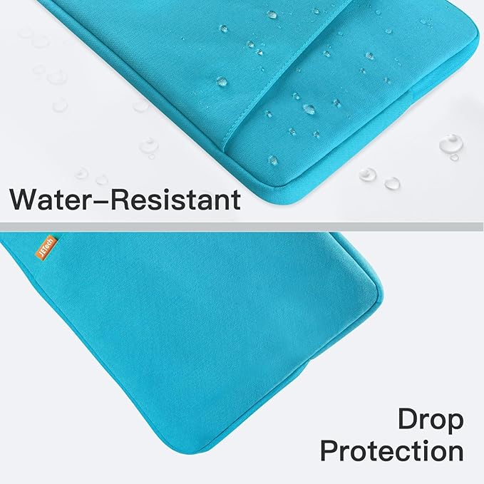 JETech Laptop Sleeve for 13-14Inch MacBook Neo (A18 Pro), MacBook Air/Pro (M1-M5) 2020-2026, 13-13.6 Inch Notebook, Waterproof Shock Resistant Bag Case with Accessory Pocket (Blue)