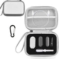 Protective Case for PLAUD NotePin Voice Recorder - Custom Fit Foam Holds All Accessories, Waterproof & Shockproof (Case Only) (Silver)