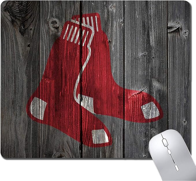 Wood Grain Design Sports Mouse Pad, Non-Slip Rubber Base Mousepad for Computers Laptop, Gaming Mouse Pads for Desk Office Supplies
