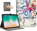 Lokigo for iPad Air 13 Inch Case 2025/2024 (M3/M2) iPad Pro 12.9 Case (6th/5th/4th/3th Gen 2022/2021/2020/2018) with Pencil Holder, Support Touch ID and Auto Wake/Sleep (Cool Octopus)