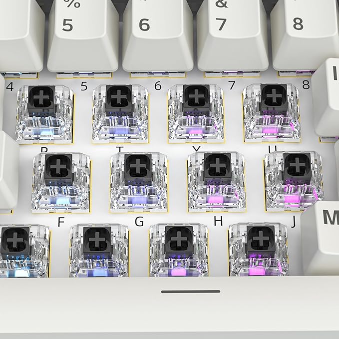 Kailh Box Black Switches for Mechanical Keyboard,3-Pin 60gf Linear/Factory Lubed/Dust&Waterproof Switches(Kailh Box Black,72Pcs)