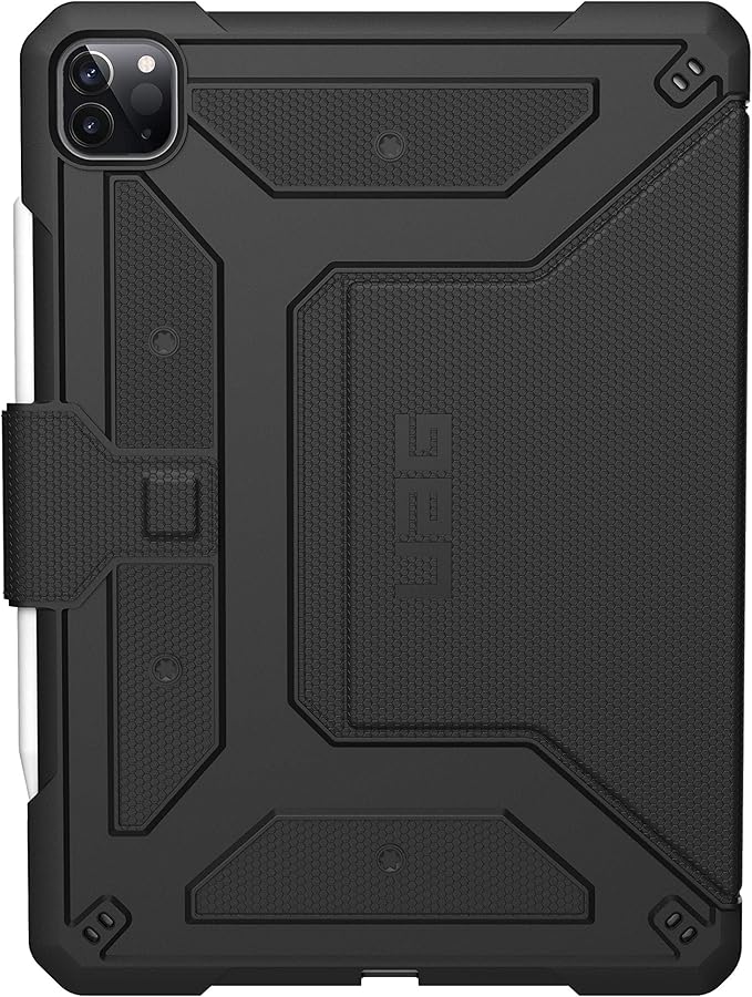 URBAN ARMOR GEAR UAG iPad Pro 12.9-inch (4th Gen, 2020) Case Metropolis [Black] Folio Slim Heavy-Duty Tough Multi-Viewing Angles Stand Military Drop Tested Protective Cover