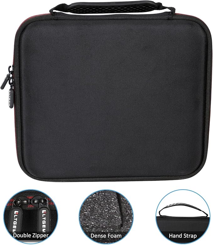 LTGEM Hard Case for Seagate Expansion 2TB 3TB 4TB 5TB 8TB 16TB 20TB 22TB 24TB Desktop External Hard Drive USB 3.0 with Dense Foam. Fits USB Cable and Charger.(Black)