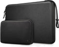 FINPAC Hard Laptop Sleeve with Accessory Pouch Compatible with 13 inch MacBook M5/M4/M3/M2 (2026-2022), MacBook Neo (A18 Pro), 14 inch MacBook Pro M5/M4/M3/M2, Surface Laptop Waterproof Case, Black