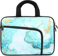 14 15 15.4 15.6 inch Laptop Handle Bag Computer Protect Case Holder Notebook Sleeve Neoprene Cover Soft Carrying Case with Extra Pockets for Dell Lenovo Toshiba HP Chromebook ASUS Acer(Vast Ocean)