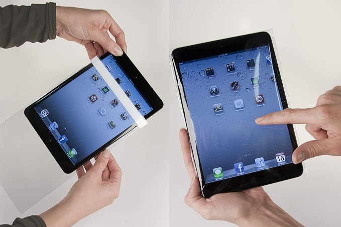 Clear Disposable Protective Sleeves for Most 10" Tablets, 10CT Pack