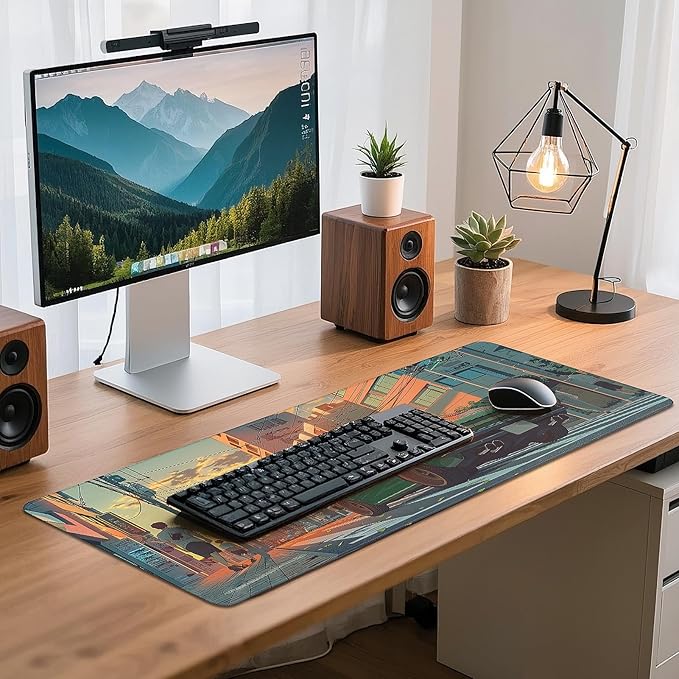 Gaming Mouse Pad - (31.5"×11.8") Sports Car Large Mouse Pads for Desk - Desk Mat for Keyboard and Mouse with Non-Slip Base, Desks Pad Matfor Game/Office & Home