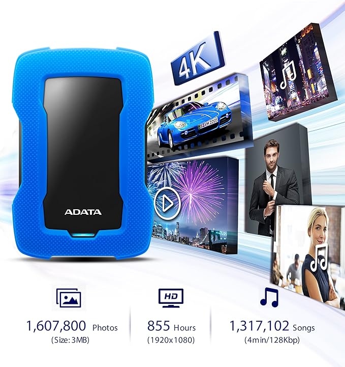 ADATA HD330 2TB COLORBOX - AHD330-2TU31-CBL