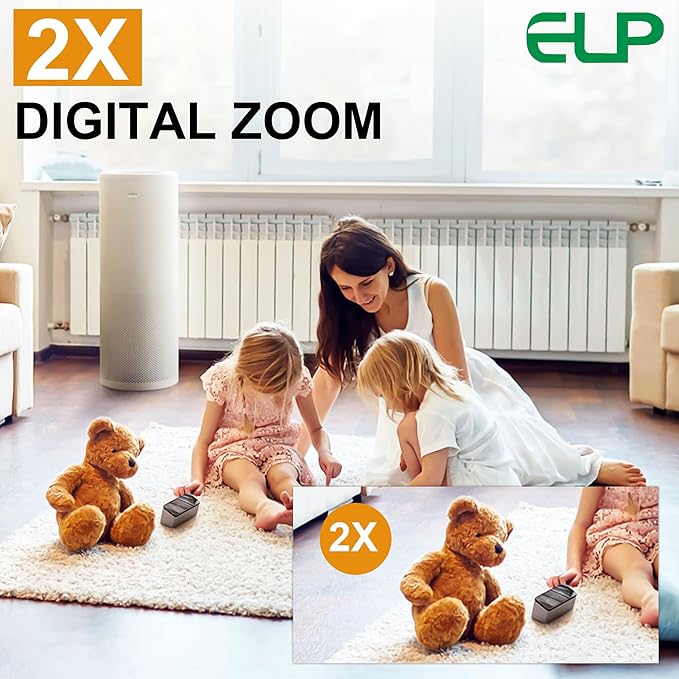 ELP 4K USB HDMI Camera Module Night Vision PC Camera for Computer Monitor with Simultaneous 2X Digital Zoom and 8mp Resolution, Ideal for Security and Laser Engraver Applications