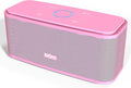 DOSS SoundBox Touch Wireless Bluetooth Speaker-12W HD Sound with Rich Bass, IPX5 Waterproof, 20H Playtime, Handsfree, for Gatherings, Home, Office, Outdoor, Travel-Pink