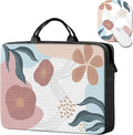 Laptop Sleeve Case 15 inch Plus Cute Mousepad, Abstract Doodle Slim Carrying Case Durable Handbag Protective Travel Laptop Bag for 13-15 inch Tablet,Laptop, Ultrabook Notebook