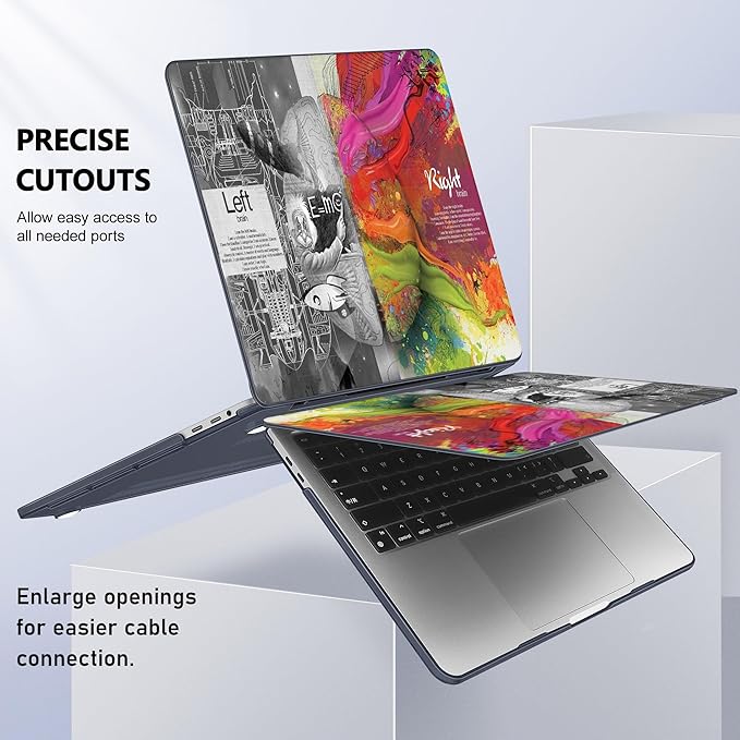 May Chen for MacBook Pro 16 Inch Case 2020 2019 Release Model A2141, Plastic Hard Shell Case Cover for MacBook Pro 16 with Touch Bar & Touch ID Keyboard Cover - Brain