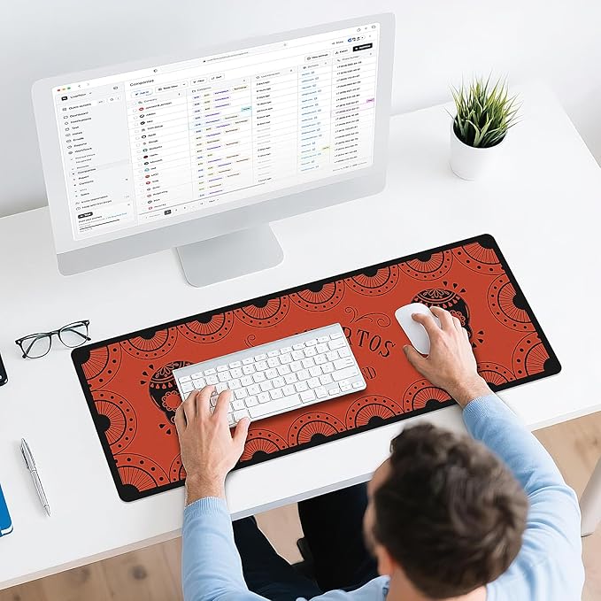 Gaming Mouse Pad - (31.5"×11.8") Skull Large Mouse Pads for Desk - Desk Mat for Keyboard and Mouse with Non-Slip Base, Desks Pad Matfor Game/Office & Home