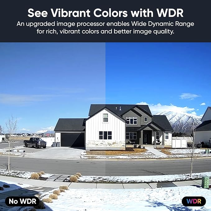WYZE Cam v4 (Latest Model), 2.5K AI Security Camera, Indoor/Outdoor Cameras for Home Security, Baby Monitor & Pet Camera, Color Night Vision, No Subscription Required, Free Expert Help (2 Pack)