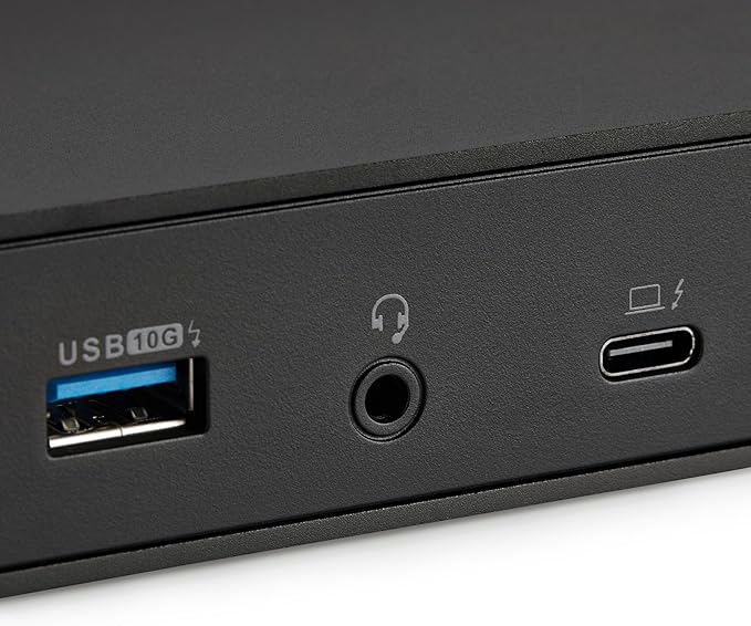 Amazon Basics Thunderbolt 4 Pro Docking Station, Dual 4K Monitor Support, 8K Display, 2xTBT4, 1xHDMI2.1, 3xUSB A 3.1, RJ45 Ethernet, Black, 7.86 x 2.95 x 1.23 inches