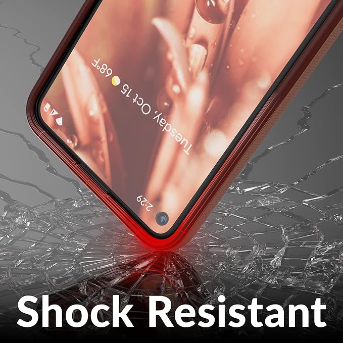 Crave Dual Guard for Pixel 5a Case, Shockproof Protection Dual Layer Case for Google Pixel 5a 5G - Blush