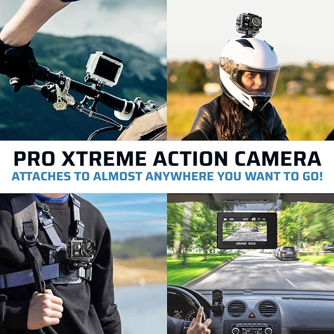 Falcon 4K Drone with Camera | Quadcopter for Kids and Adults, Beginner to Pro, Xtreme Pro Cam 4K Action Camera - Ultra HD Waterproof Camera with Wi-Fi, 170 Wide Angle