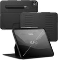 Zugu Case for iPad Pro 13 (M4/M5) 2024/2025, Slim Protective Cover with Apple Pencil Holder, Auto Wake/Sleep, Multiple Viewing Angles, iPad Pro 13 Inch Cover, Phone Protectors, Black