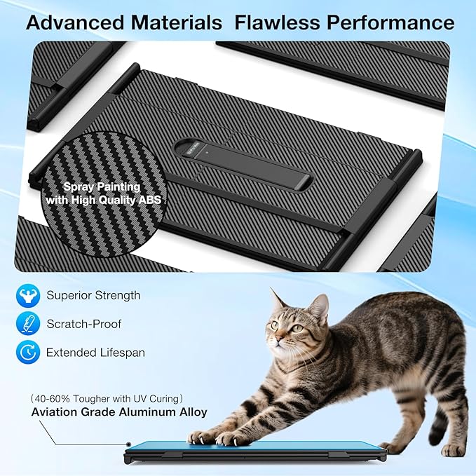 Laptop Screen Extender, Ultra-Thin 15.3" FHD 1200P 16:10 Portable Monitor for Laptop, Lightweight Travel Monitor Extender Plug & Play for 14.2"-17.3" Laptops, Compatible with Wins/Mac/Android/Chrome