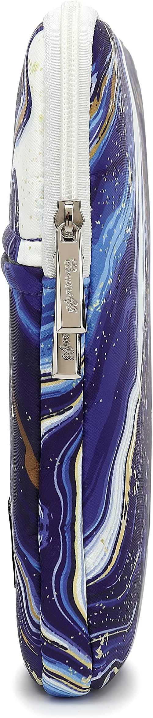 Canvaslife Blue Marble Pattern 13 inch Canvas Laptop Sleeve with Pocket 13 inch 13.3 inch Laptop case 13.1 case